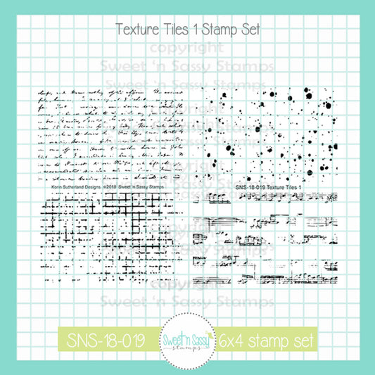 Texture Tiles 1 Clear Stamp Set