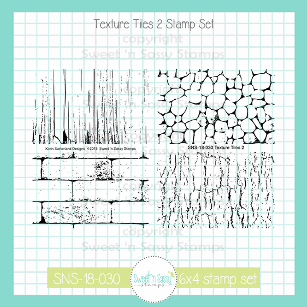 Texture Tiles 2 Clear Stamp Set