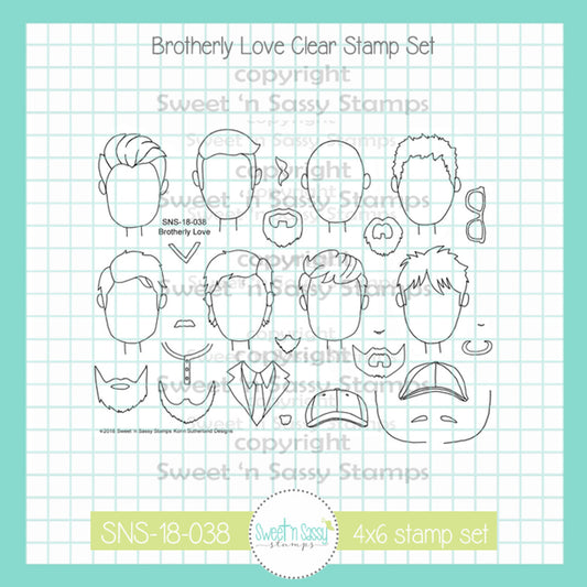 Brotherly Love Clear Stamp Set