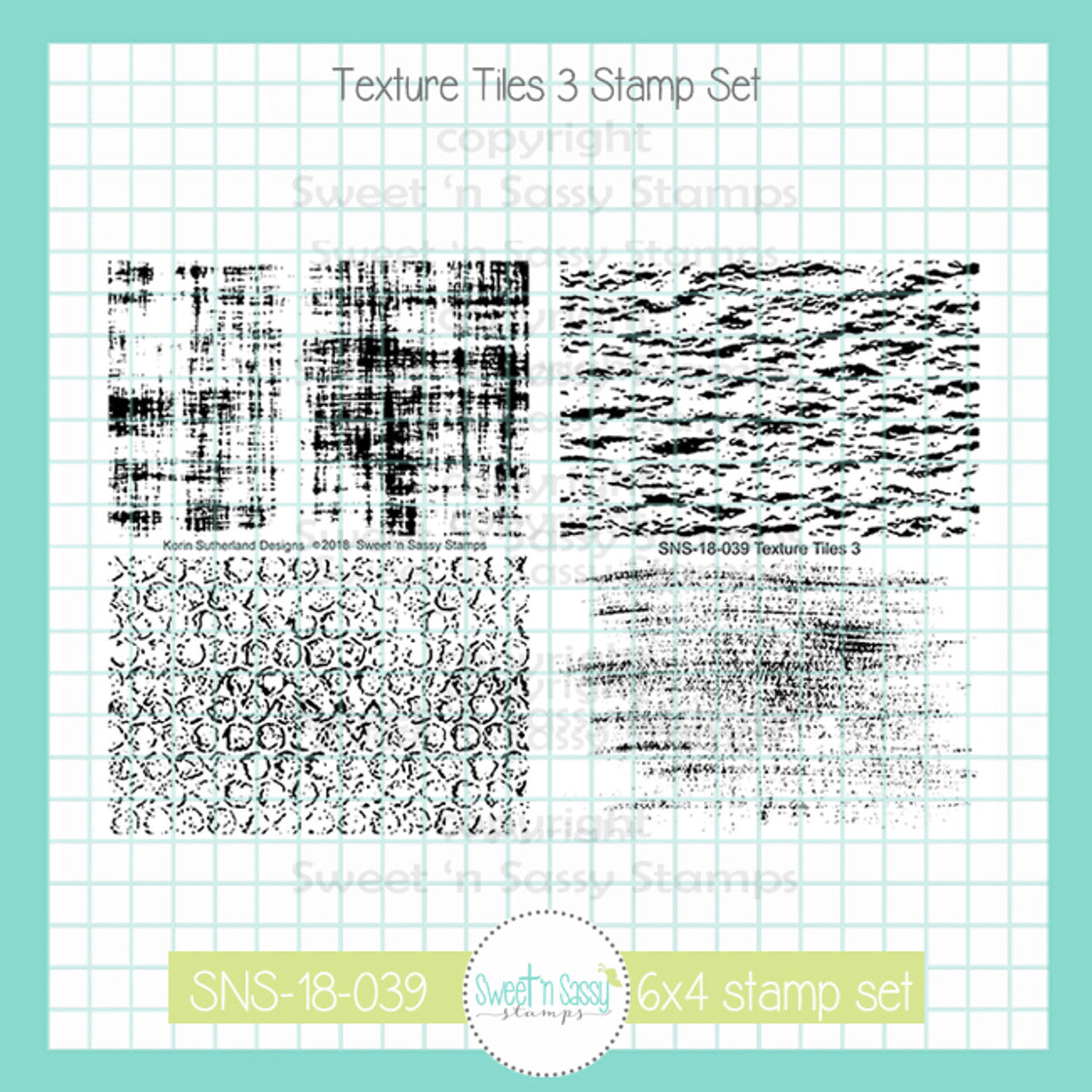 Texture Tiles 3 Clear Stamp Set