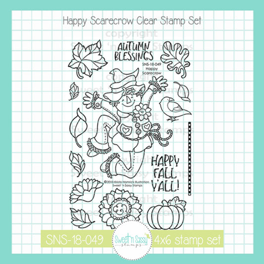 Happy Scarecrow Clear Stamp Set