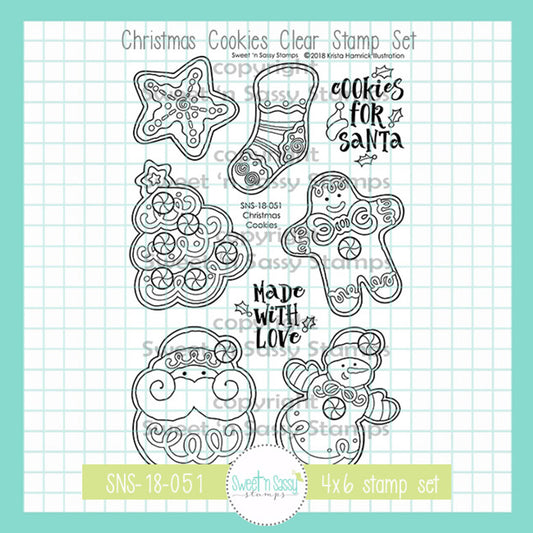 Christmas Cookies Clear Stamp Set