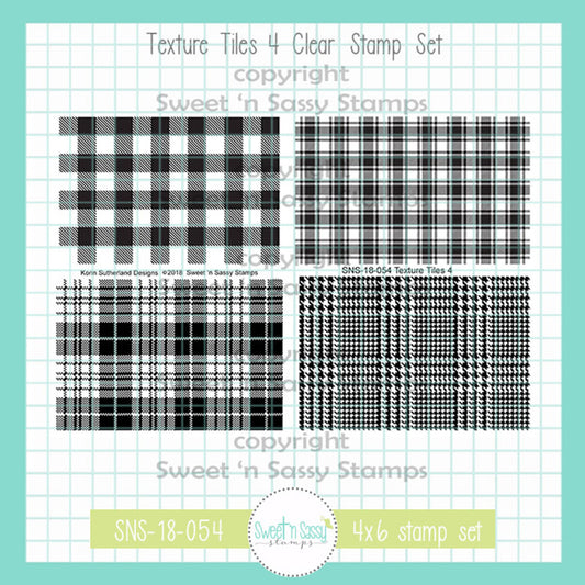 Texture Tiles 4 Clear Stamp Set