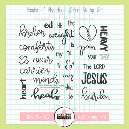 Healer of My Heart Clear Stamp Set