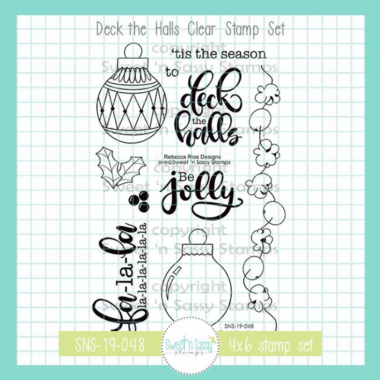 Deck the Halls Clear Stamp Set