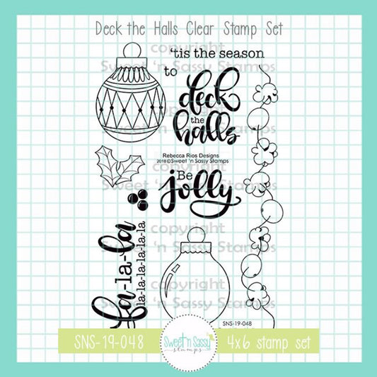 Deck the Halls Clear Stamp Set