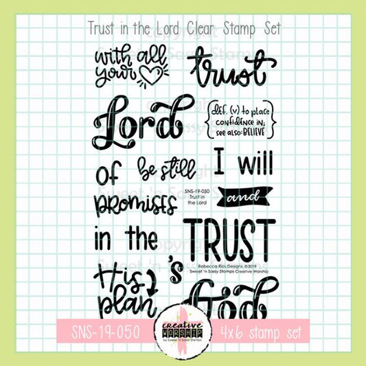 Trust in the Lord Clear Stamp Set