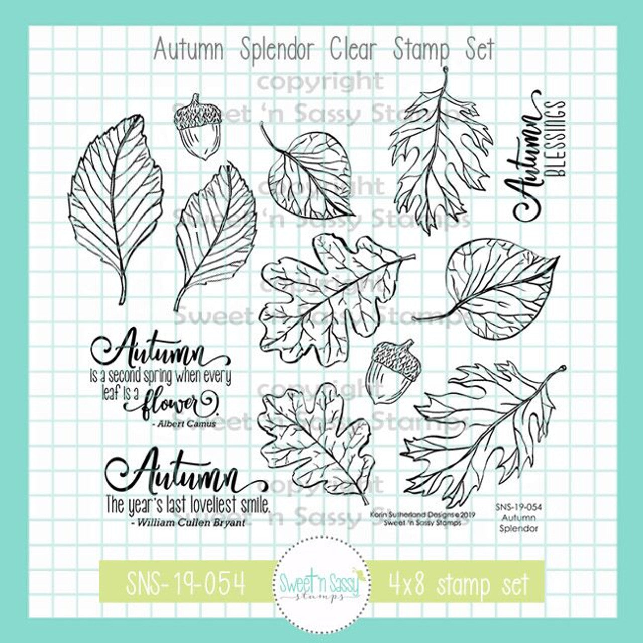 Clear Splendor Autumn Splendor Clear Stamp Set – Creative Worship Stamps