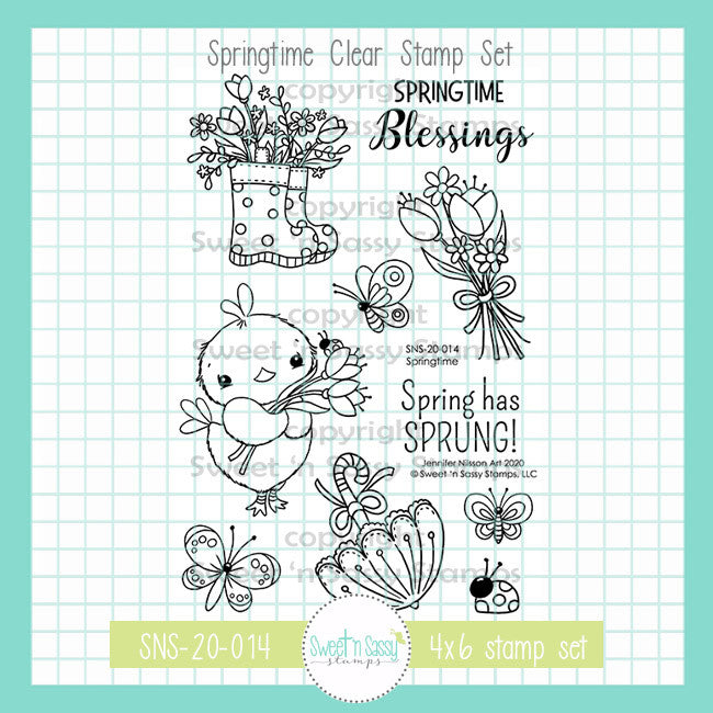 Spring Time Clear Sticker Springtime Clear Stamp Set – Creative Worship Stamps