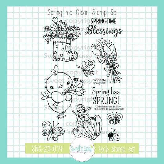 Springtime Clear Stamp Set