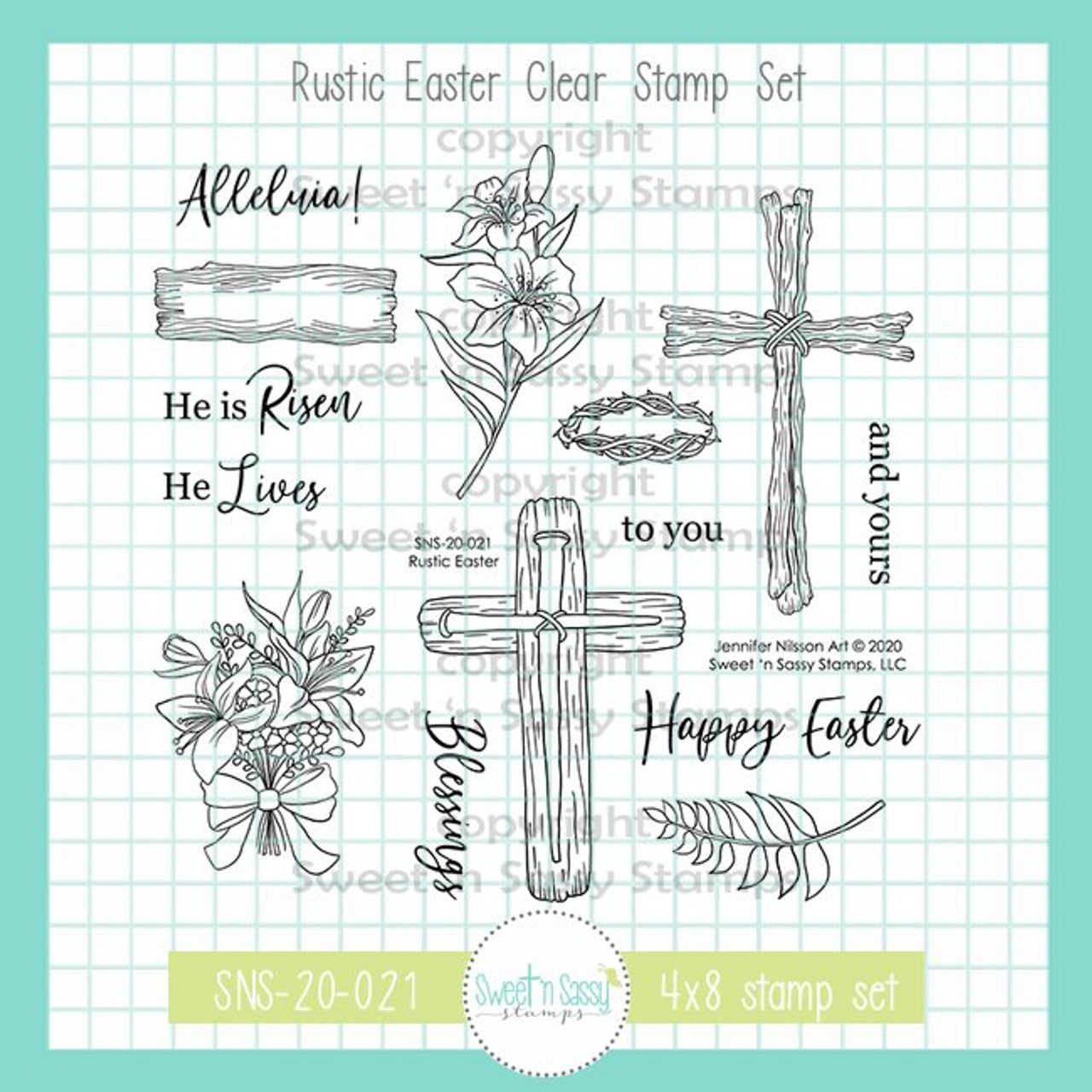 Rustic Easter Clear Stamp Set