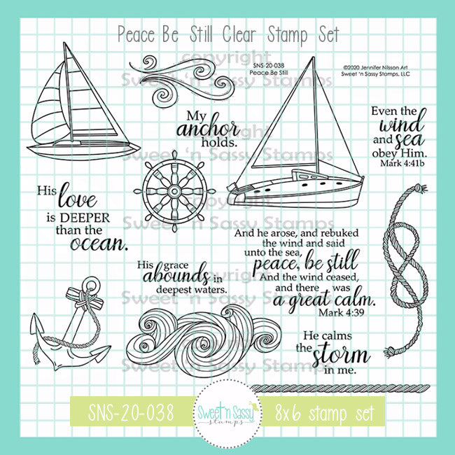 Peace Be Still Clear Stamp Set