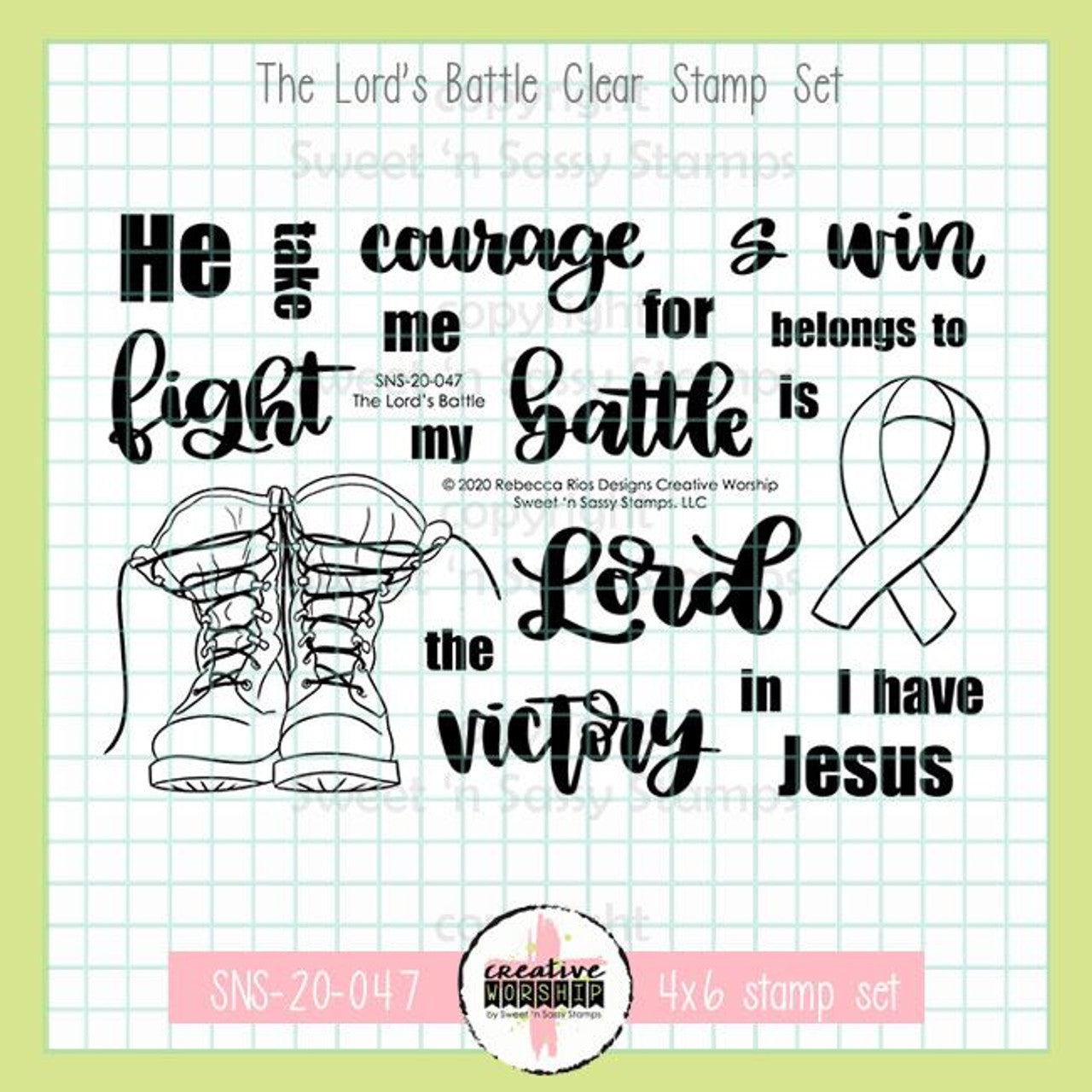 The Lord's Battle Clear Stamp Set