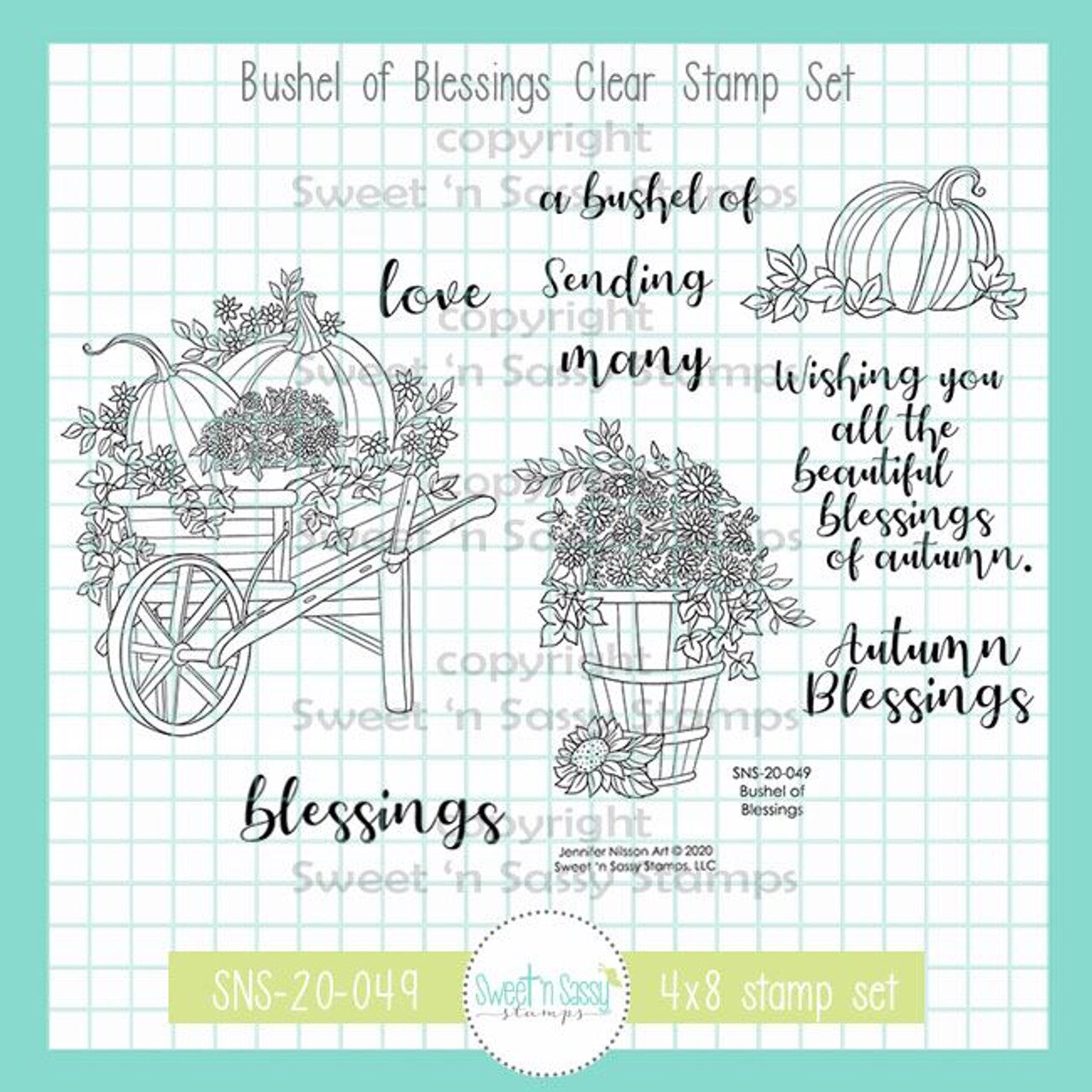 Bushel of Blessings Clear Stamp Set