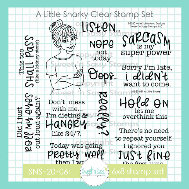 A Little Snarky Clear Stamp Set