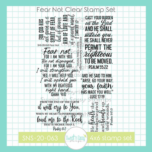 Fear Not Clear Stamp Set