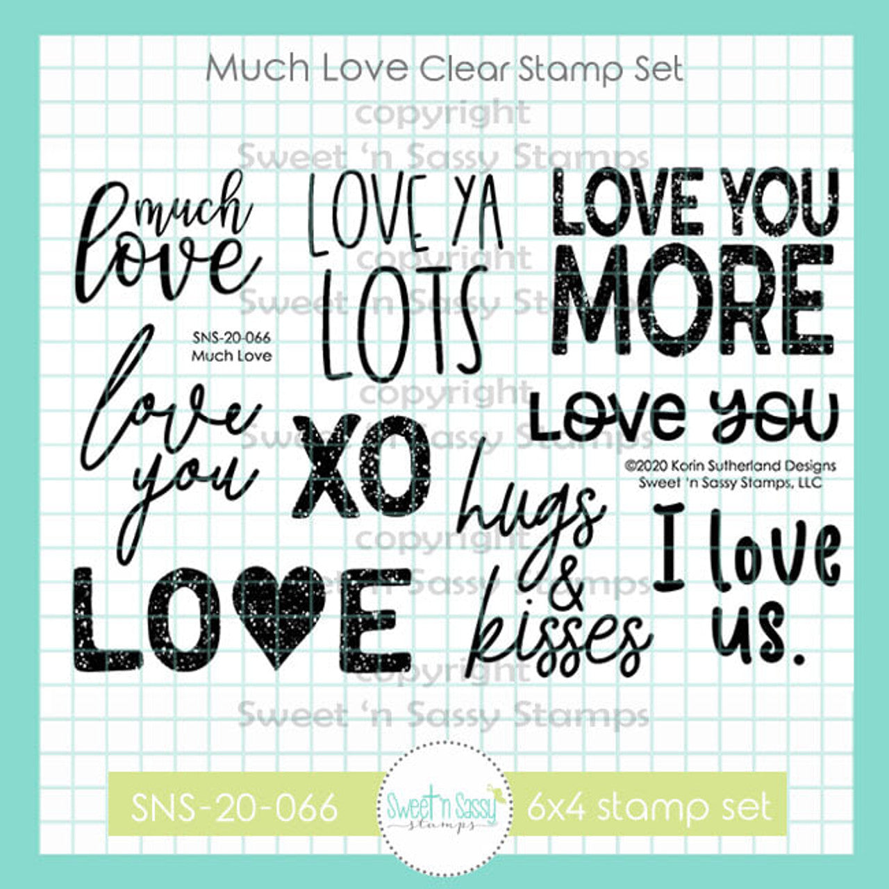 Much Love Clear Stamp Set