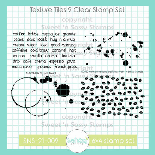 Texture Tiles 9 Clear Stamp Set