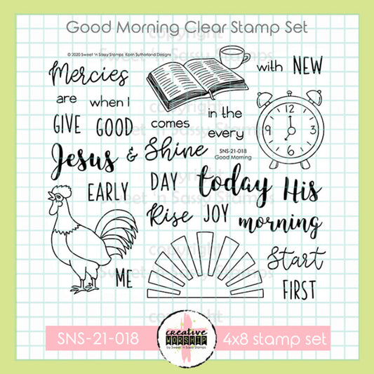 Good Morning Clear Stamp Set