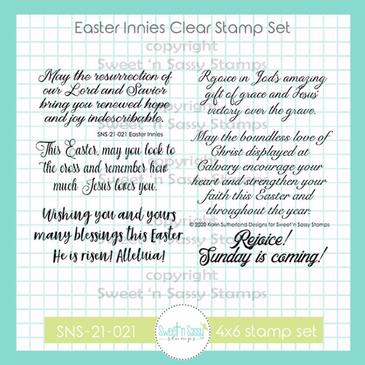 Easter Innies Clear Stamp Set