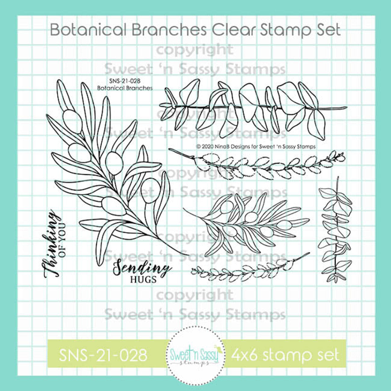 Botanical Branches Clear Stamp Set