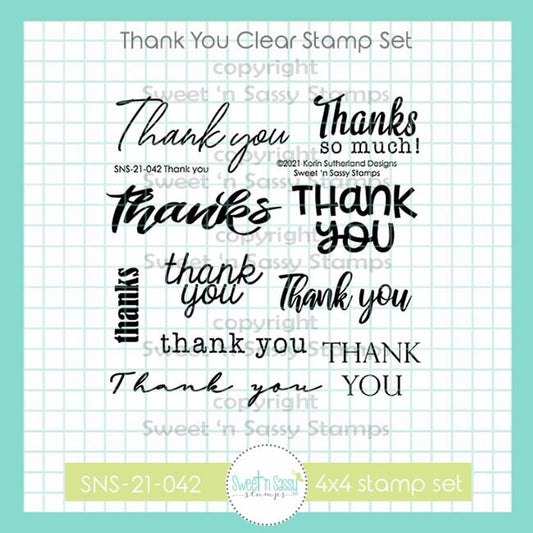 Thank You Clear Stamp Set