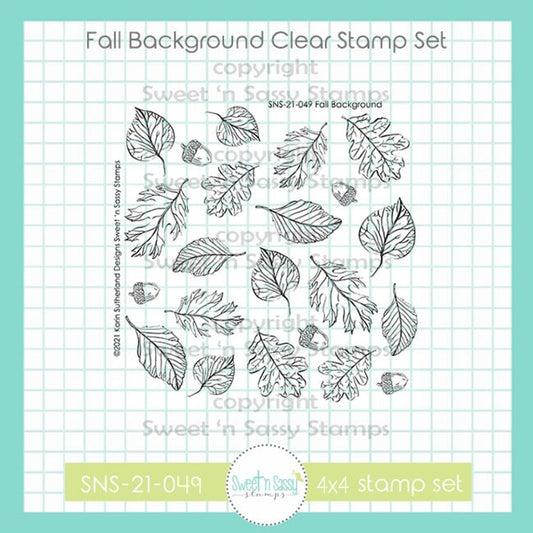 Fall Background Clear Stamp