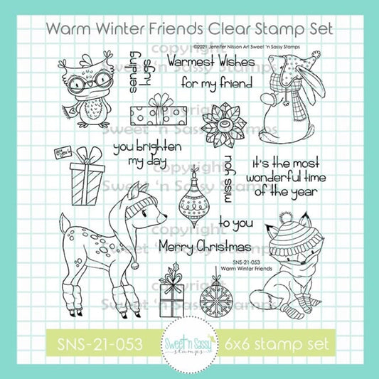 Warm Winter Friends Clear Stamp Set