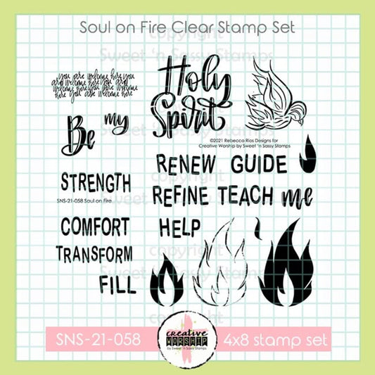 Soul on Fire Clear Stamp Set