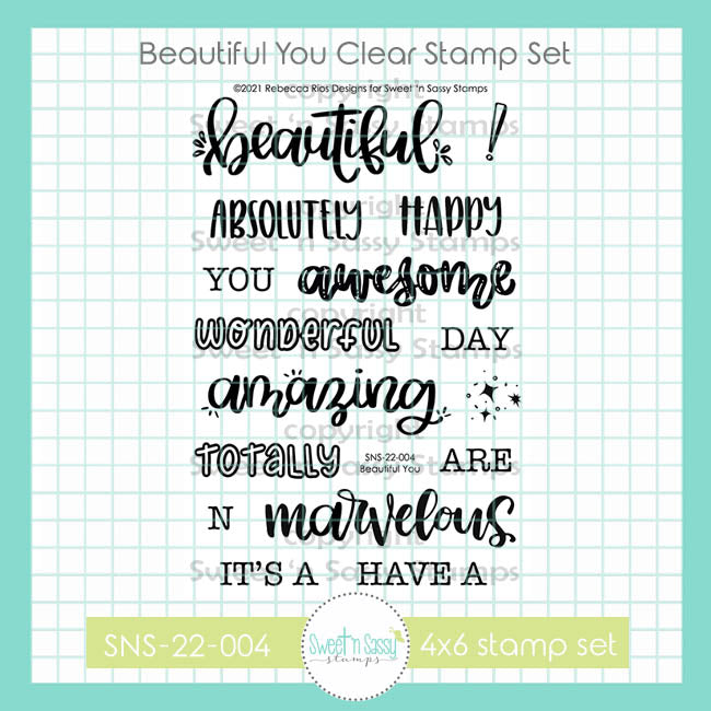 Beautiful You Clear Stamp Set