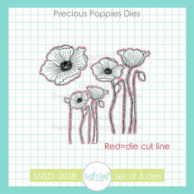 Precious Poppies Die Set