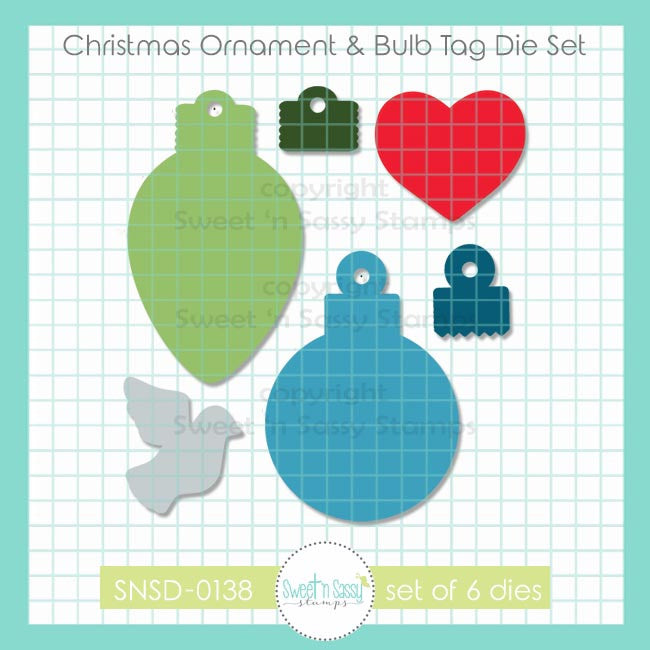 Christmas Ornament & Bulb Tag Die Set