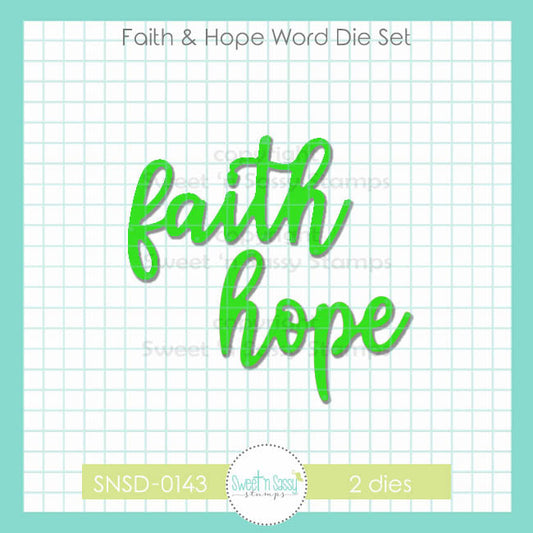 Faith & Hope Word Dies