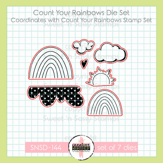 Count Your Rainbows Die Set