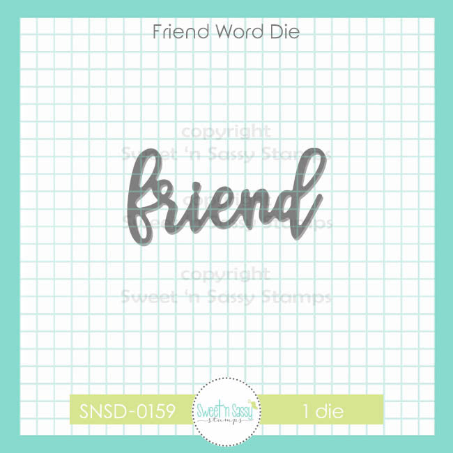 Friend Word Die