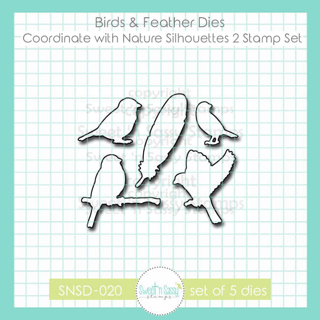 Birds & Feather Die Set