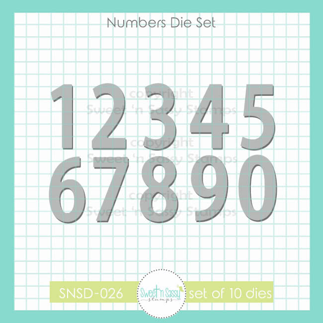 Number Die Set