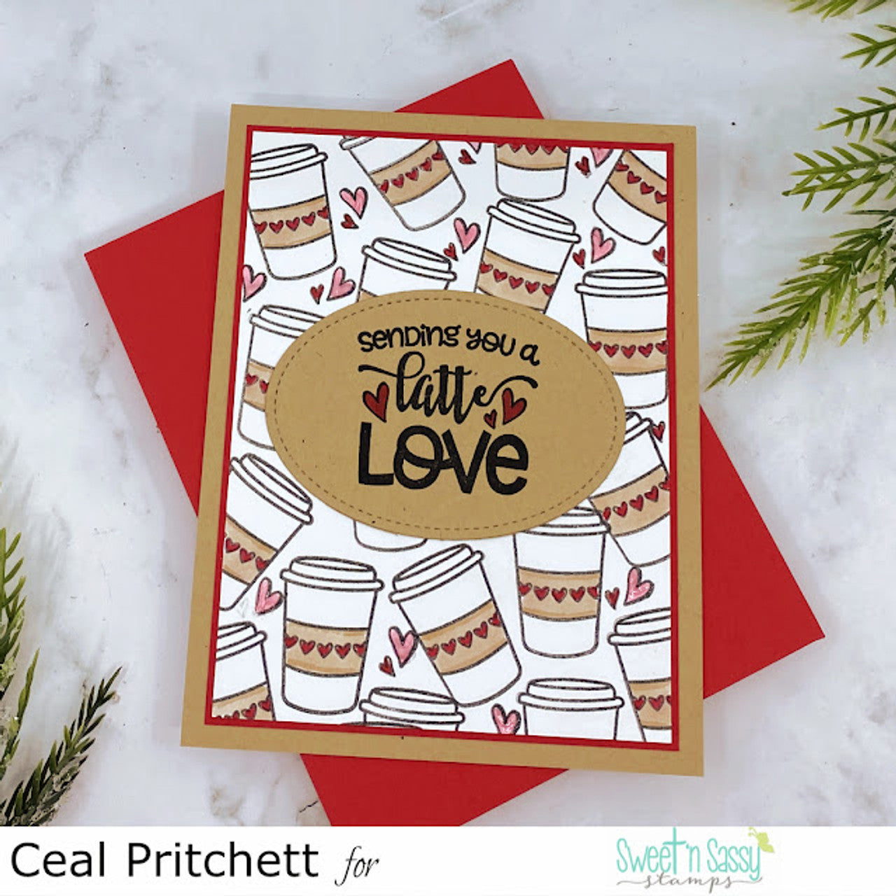 Latte Love Clear Stamp Set