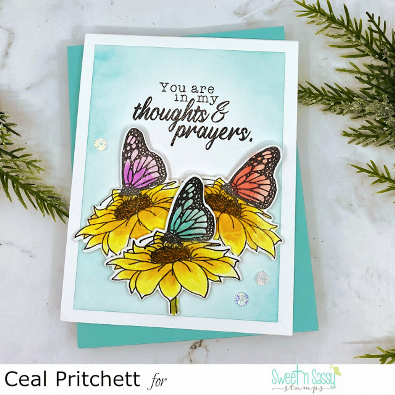 Spread Your Wings Clear Stamp Set