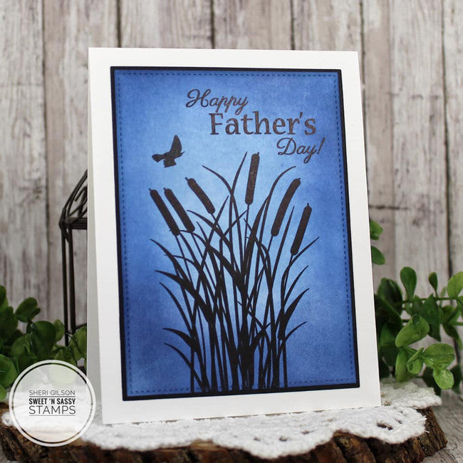 Scene Silhouettes: Wetland Grass Clear Stamp Set