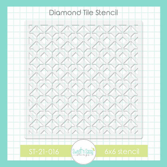 Diamond Tile Stencil