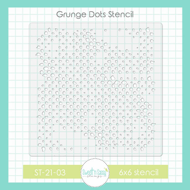 Grunge Dots Stencil