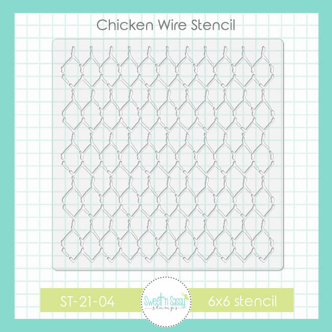 Chicken Wire Stencil