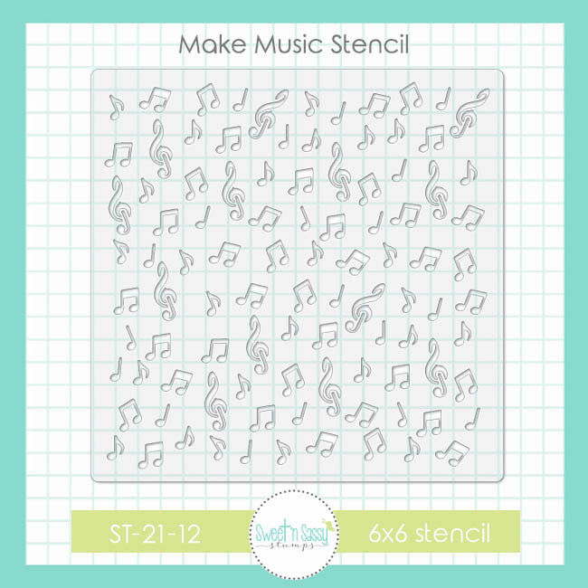 Make Music Stencil