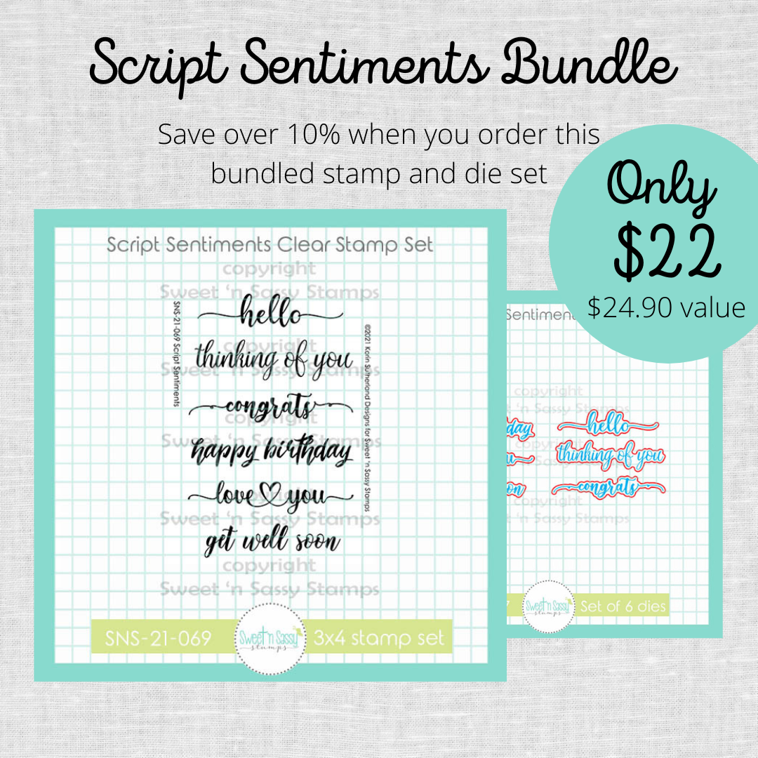 Script Sentiments Stamp & Die Bundle – Creative Worship Stamps
