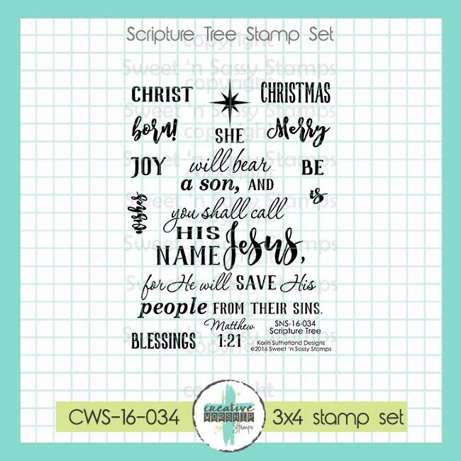 Scripture Tree Clear Stamp