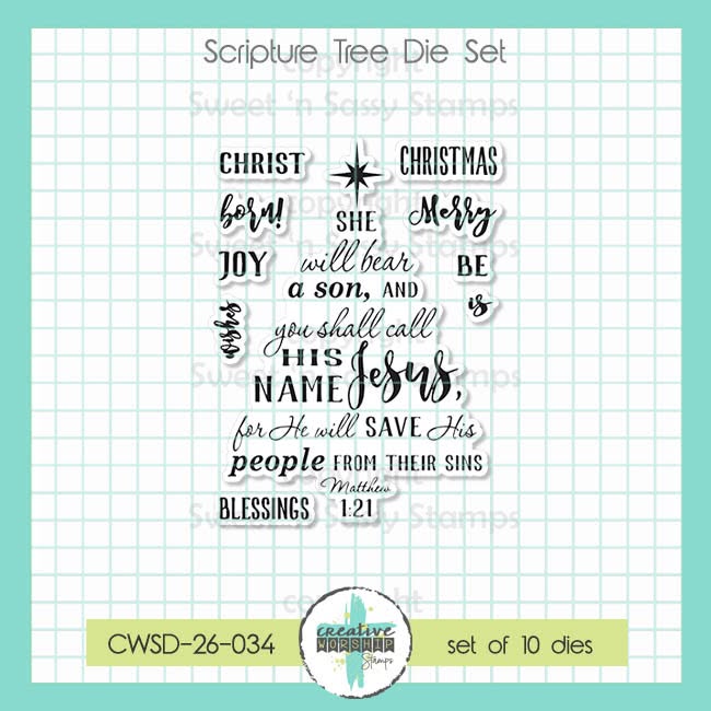 Scripture Tree Die Set