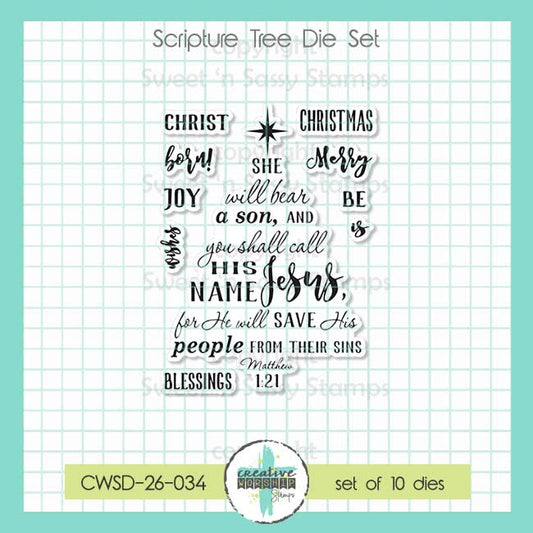 Scripture Tree Die Set