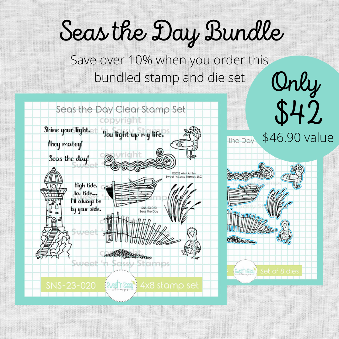 Seas the Day Stamp & Die Bundle