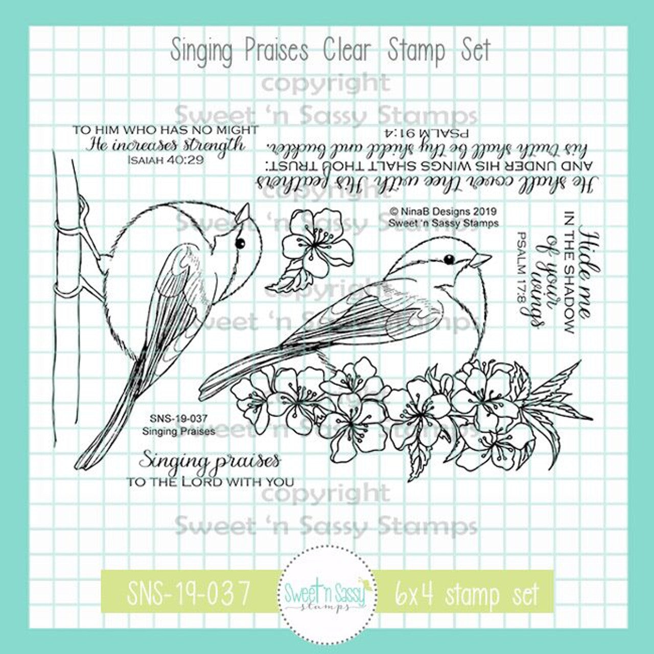 Singing Praises Clear Stamp Set